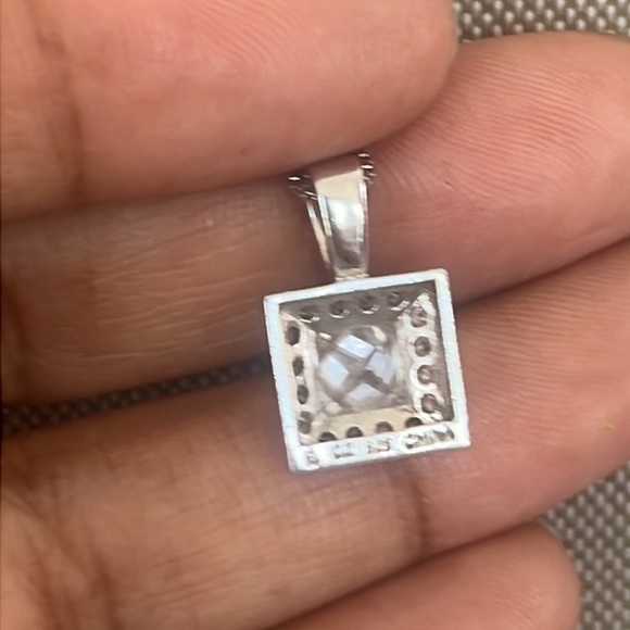 Swarovski .925 sterling silver Italy necklace & earrings set - Picture 5 of 9